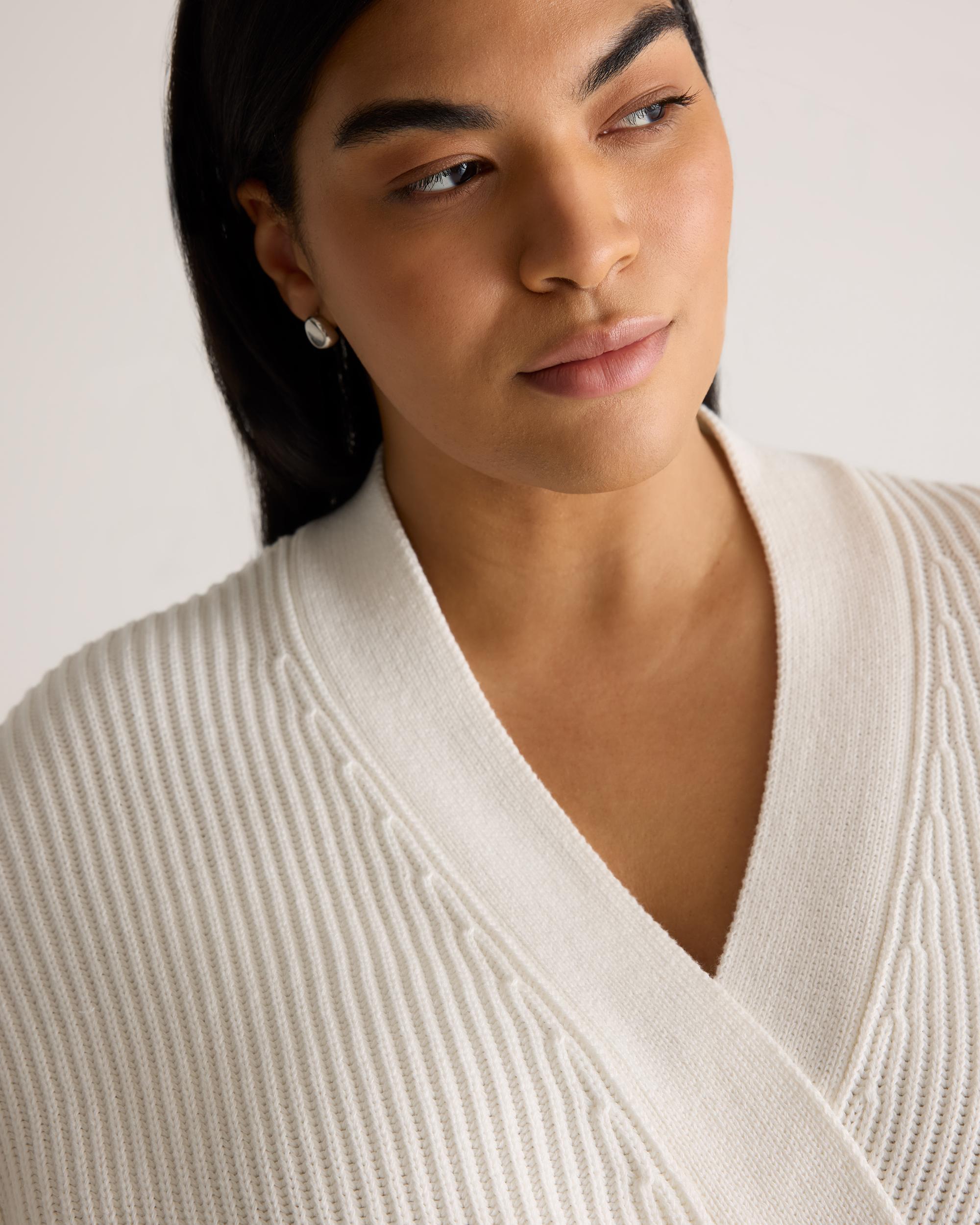 Quince | Women's Oversized Cardigan Sweater Organic Cotton Product Image