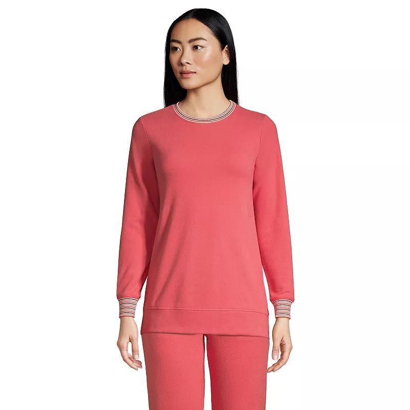 Women's Lands' End Serious Sweats Crewneck Sweatshirt Tunic,  Product Image