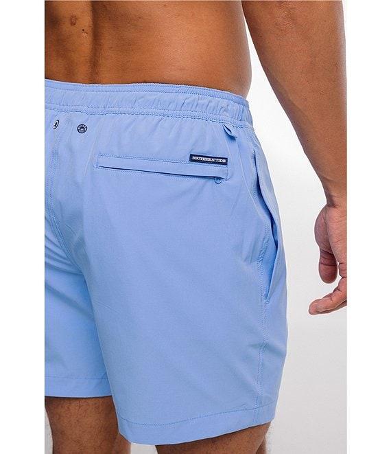 Southern Tide Solid Tonal 2.0 6#double; Inseam Swim Trunks Product Image