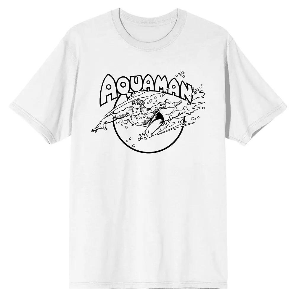 Men's Aquaman Superhero Dive Tee,  Product Image