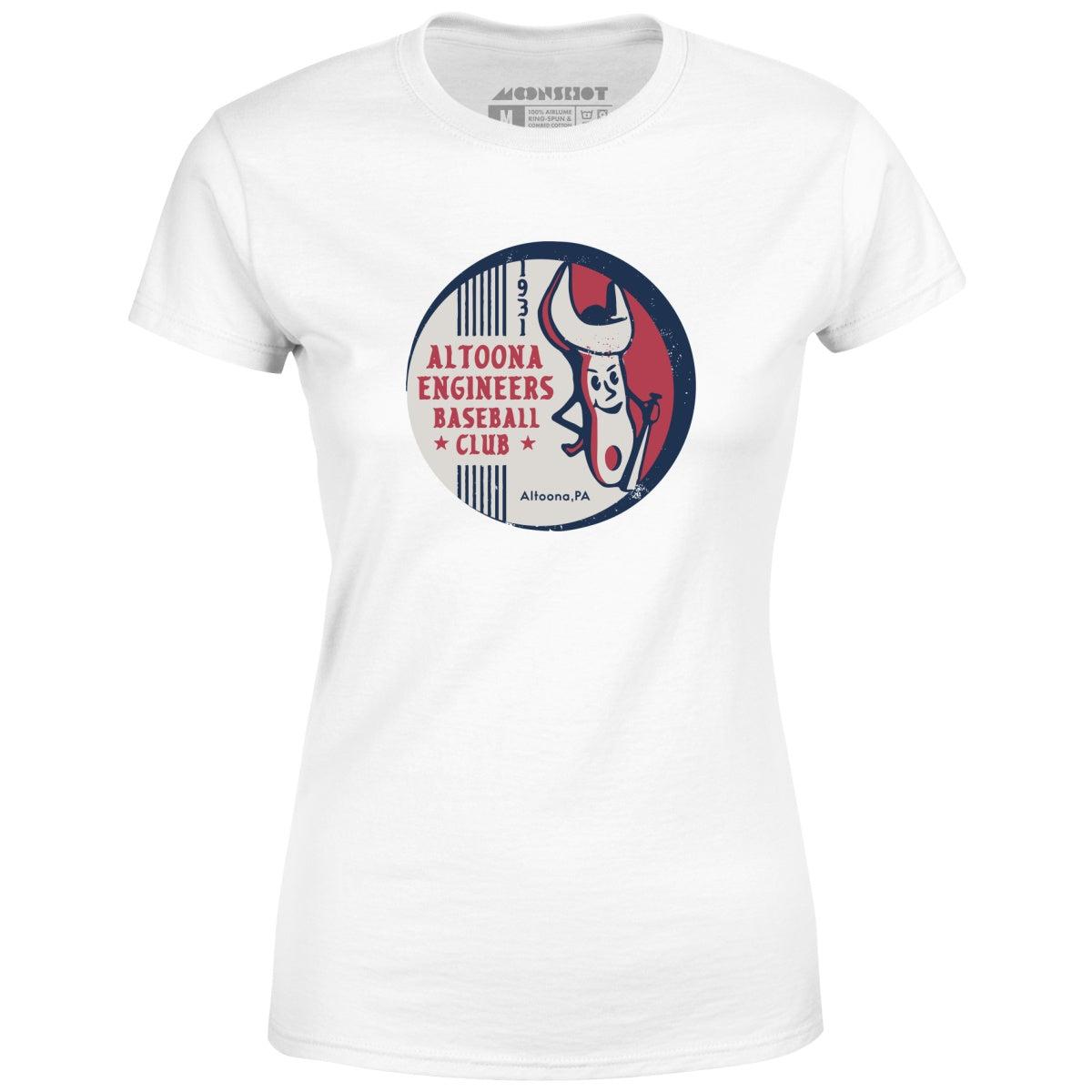 Altoona Engineers - Pennsylvania - Vintage Defunct Baseball Teams - Women's T-Shirt Female Product Image