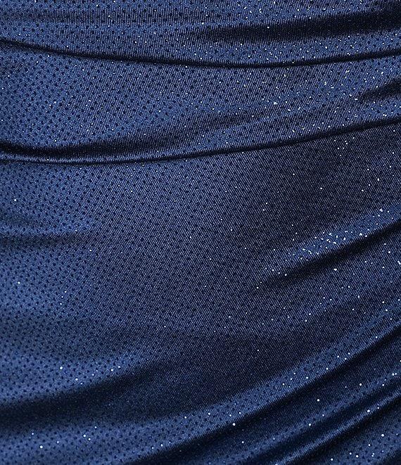 Honey and Rosie Spaghetti Strap Glitter Wrap Dress Product Image