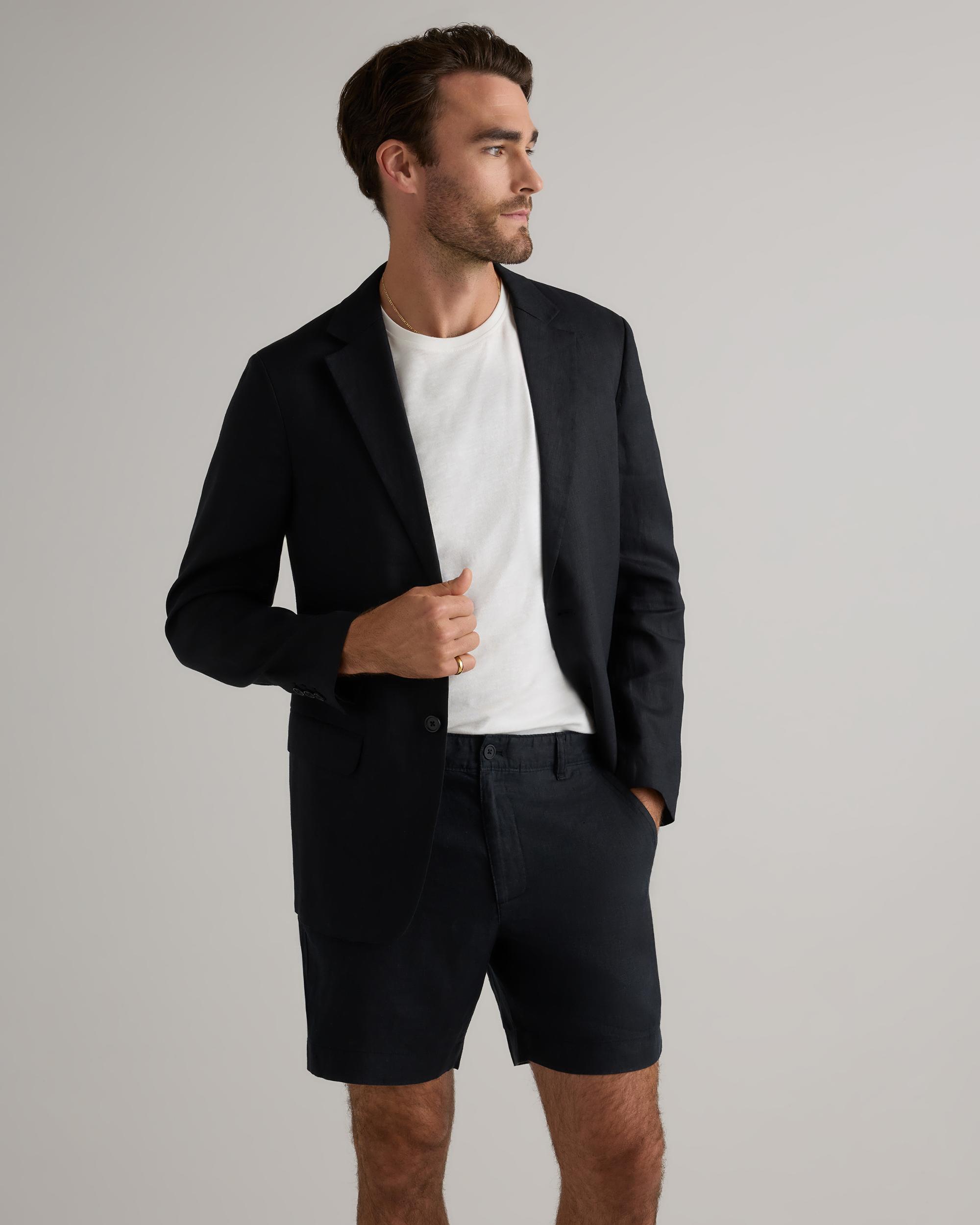 Quince | Men's 100% European Linen Trouser Shorts 7" Product Image