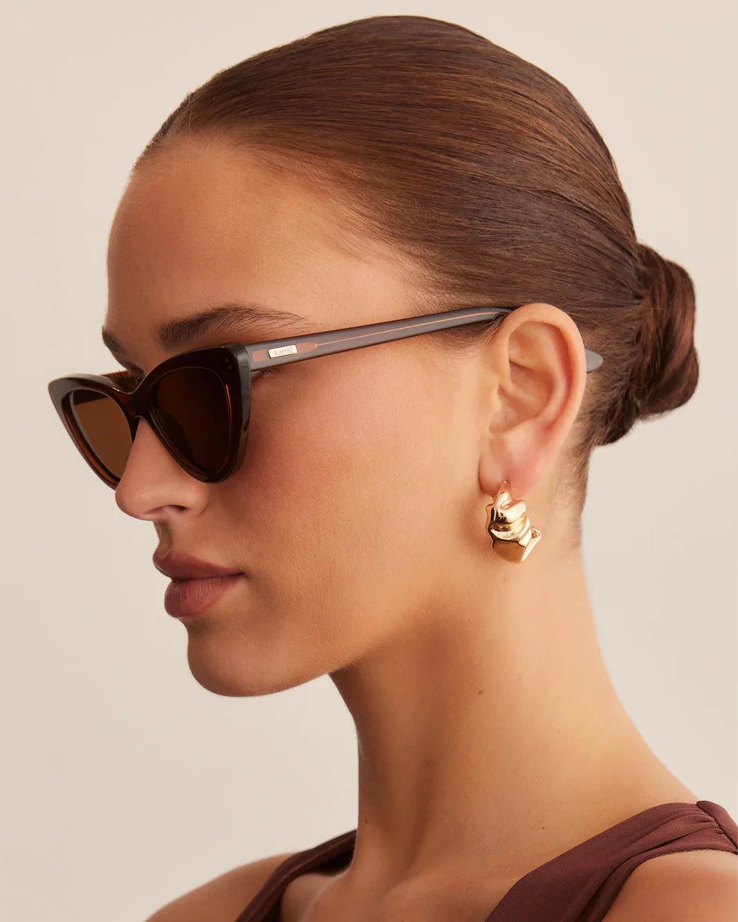 Banbe | Isla Sunglasses Mocha Chocolate Product Image