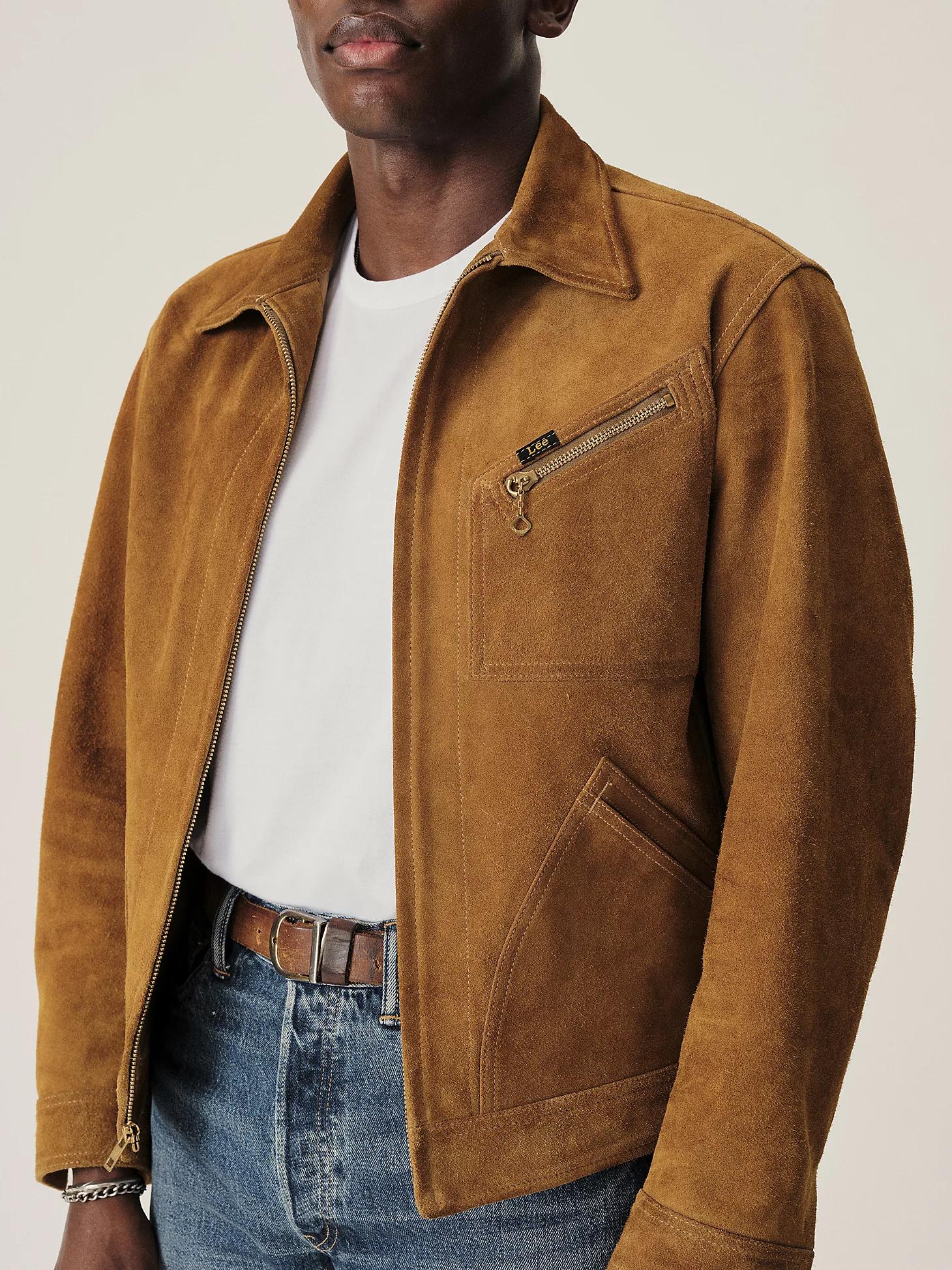 Men's Lee® x Buck Mason Rambler Suede 91-B Jacket | Men's Jackets & Outerwear | Lee® Product Image