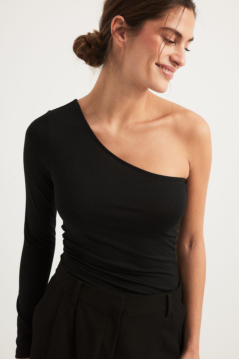 Soft Line One Shoulder Top Product Image
