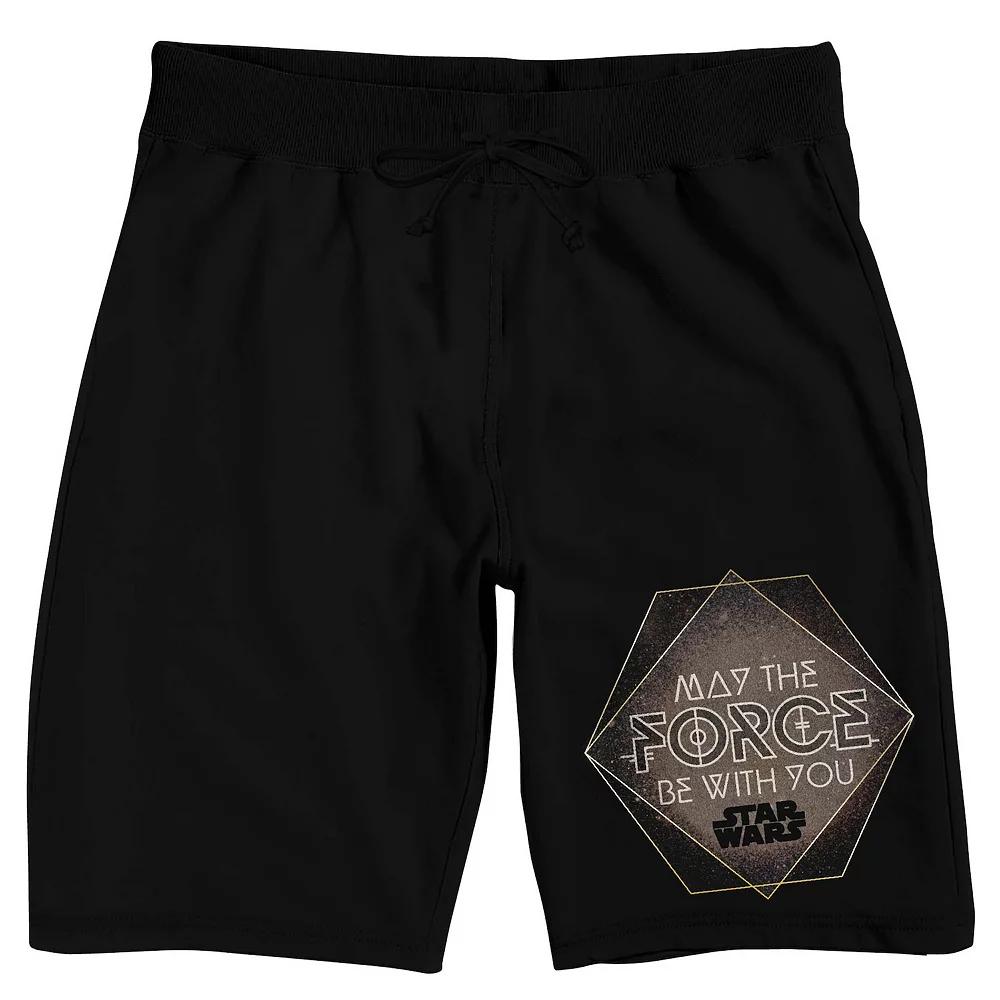 Men's Star Wars May The Force Be With You Pajama Shorts,  Product Image