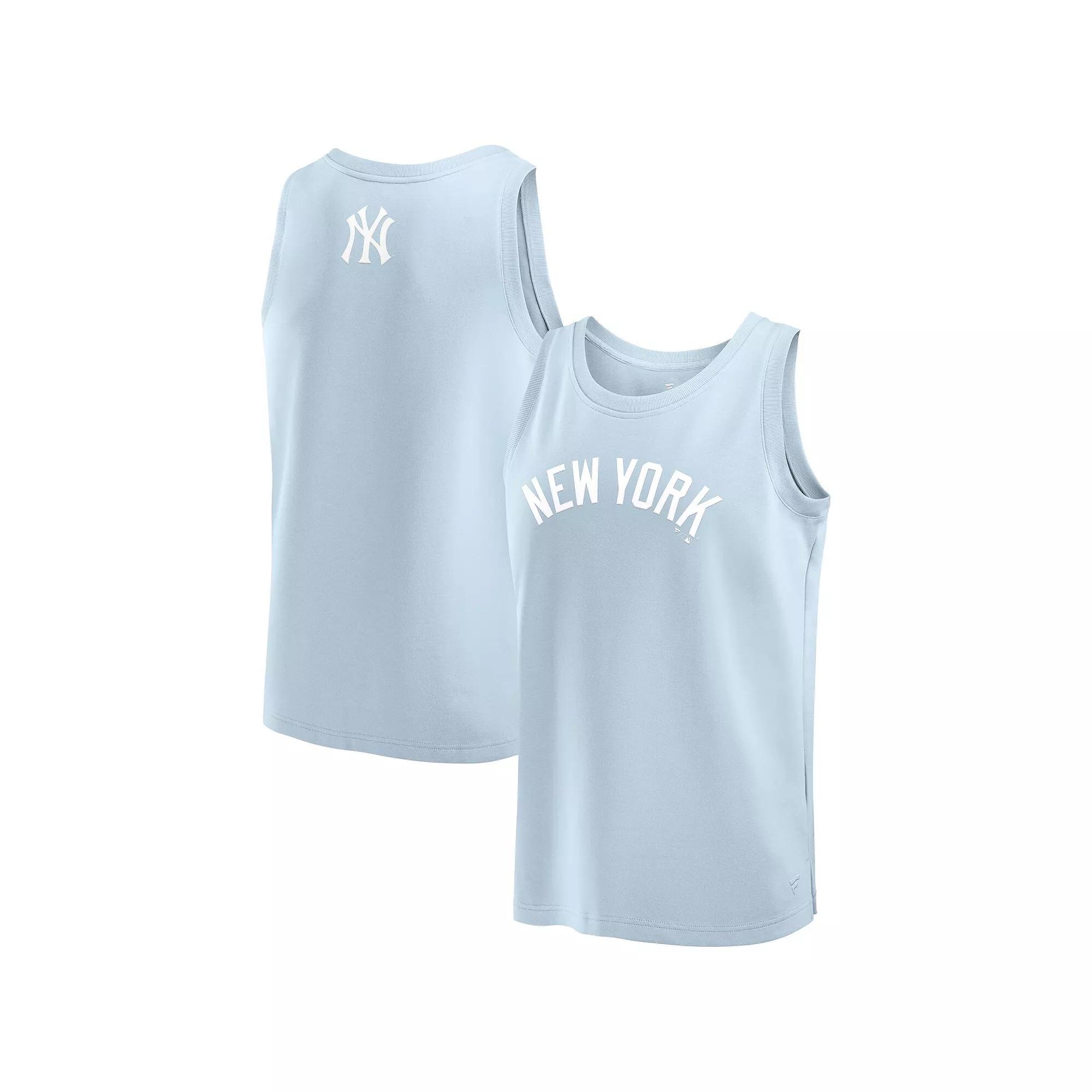 Men's Fanatics Light Blue New York Yankees Elements Tank Top,  Product Image
