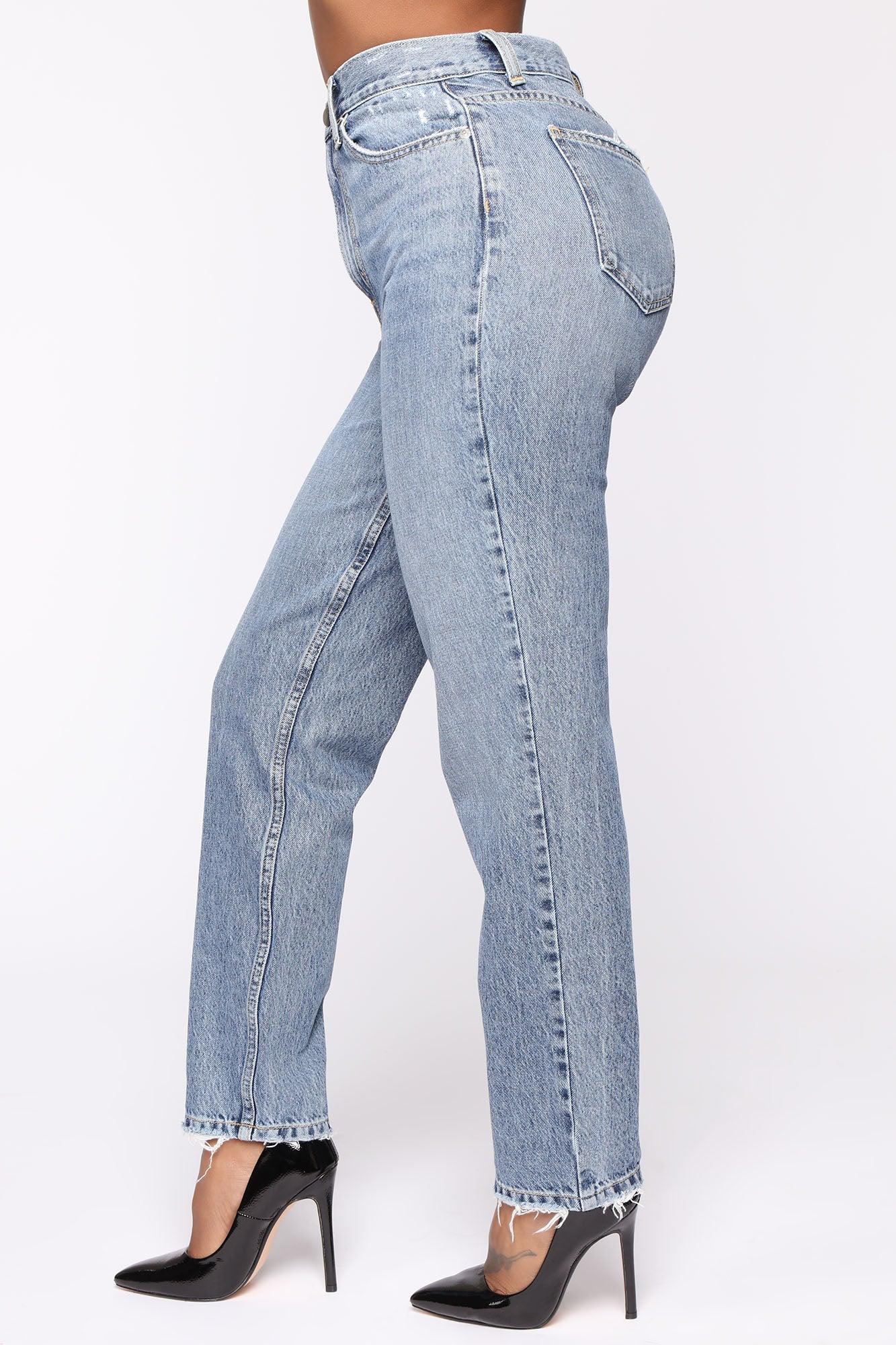 Very Special High Rise Mom Jeans - Medium Wash Product Image