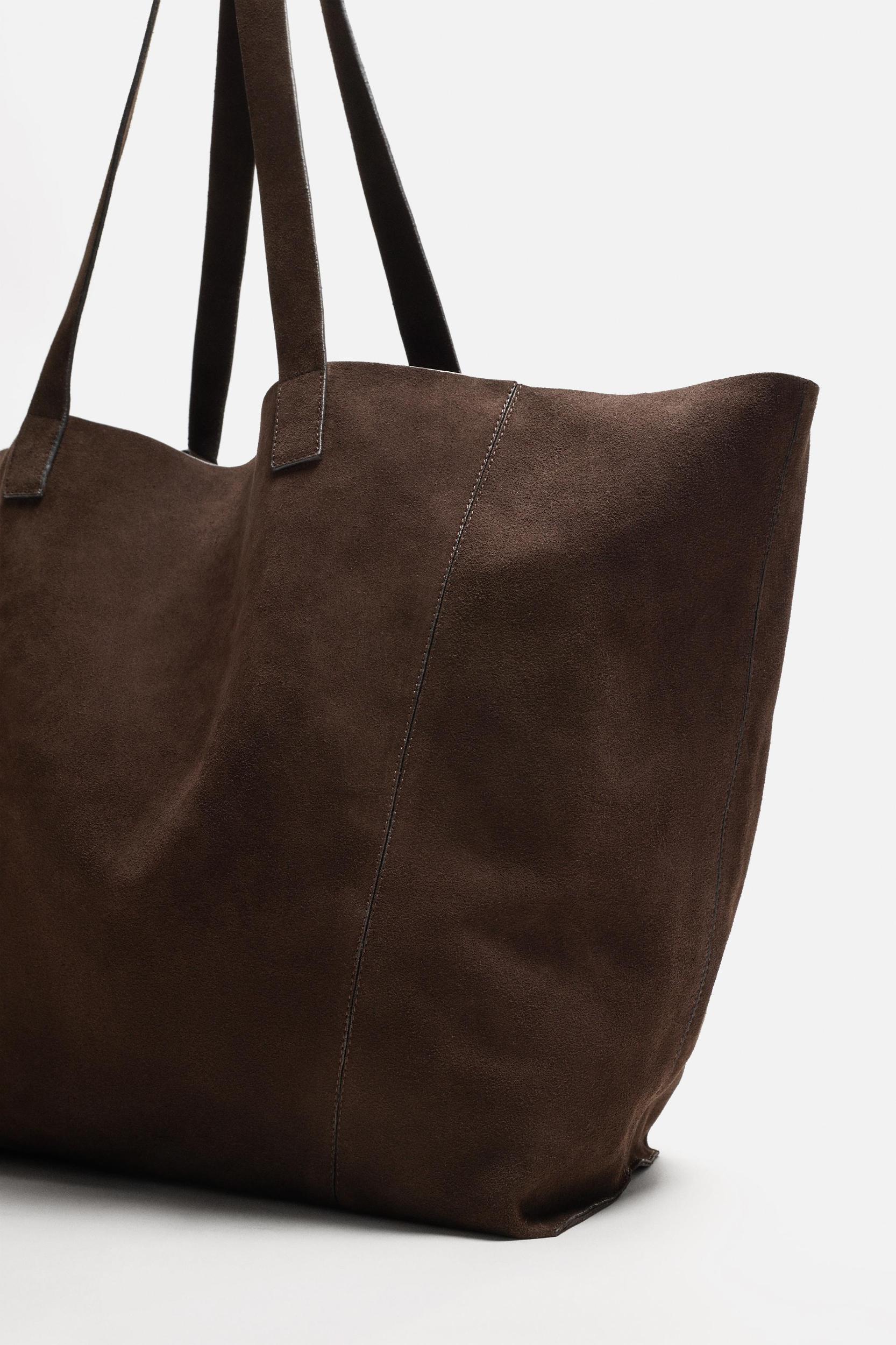 LEATHER SHOPPER BAG Product Image