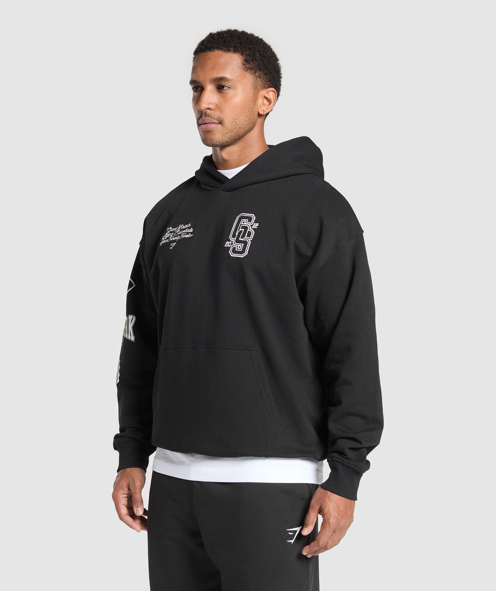 Gymshark Lifting Essentials Hoodie - Black Male Product Image