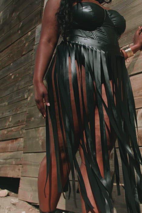 Bae For Tonight Faux Leather Corset Top - Black Product Image