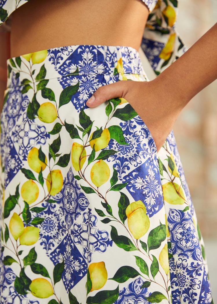 Golden Hour Gal Midi Skirt Product Image