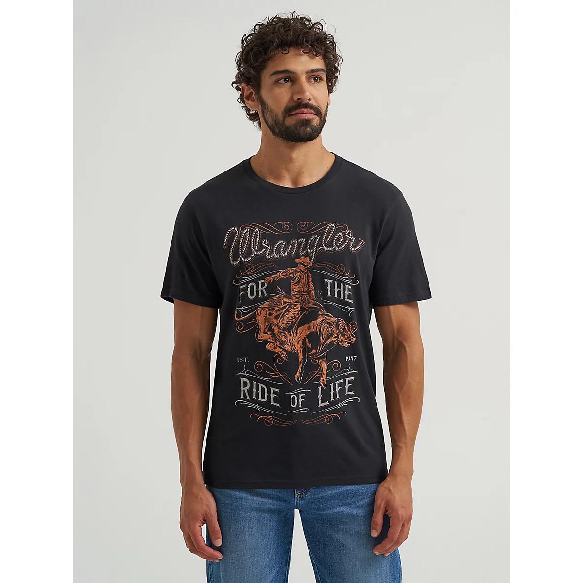 Men's For the Ride of Life Graphic T-Shirt in Jet Product Image