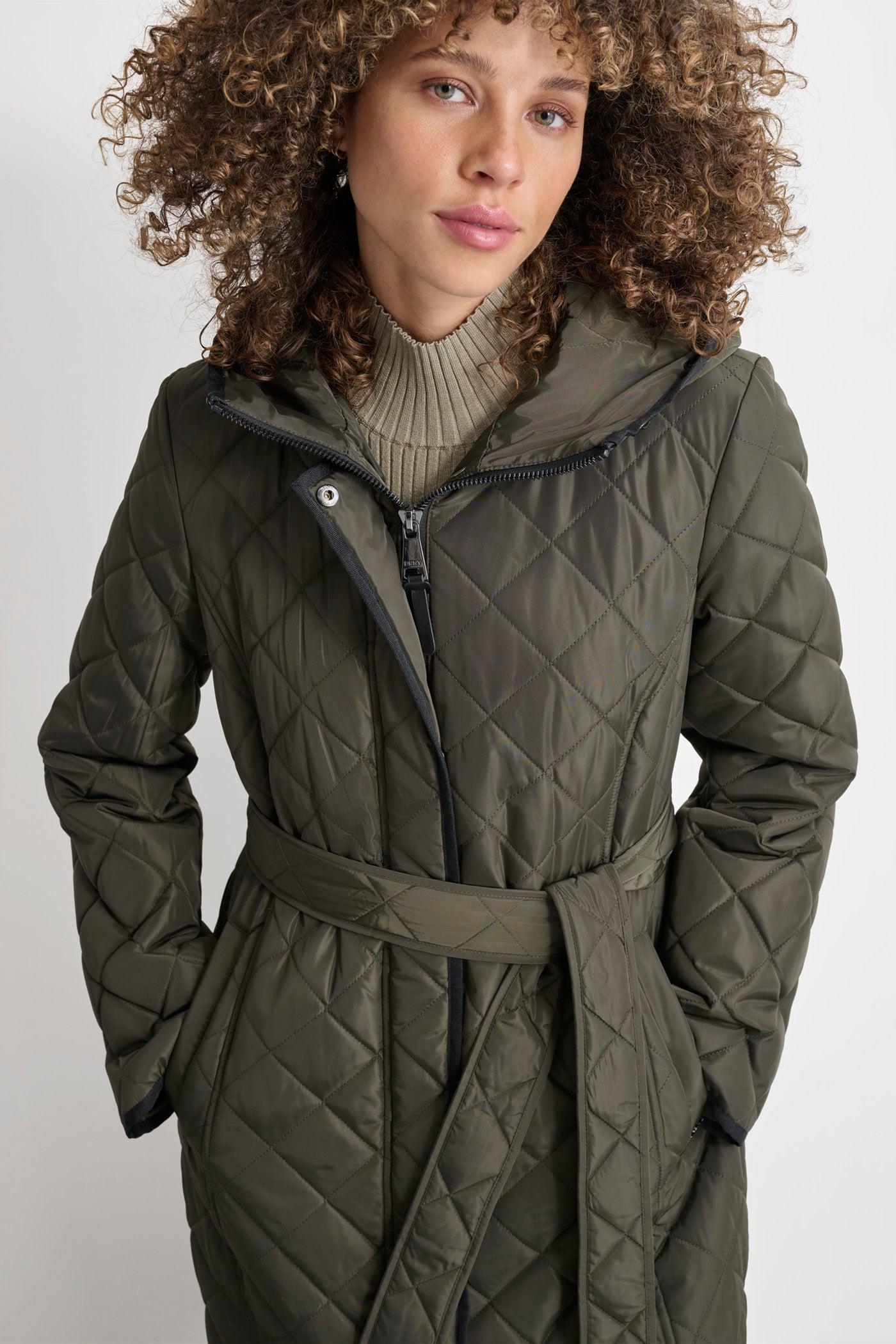 Long Quilted Trench Product Image