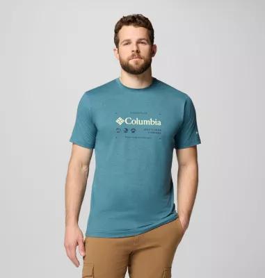 Columbia Mens Kwick Hike Graphic Short Sleeve T-Shirt- Product Image