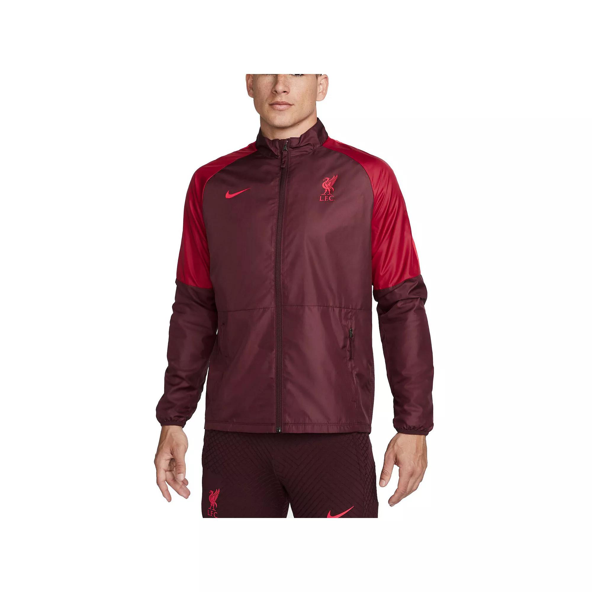 Men's Nike Burgundy Liverpool Academy AWF Full-Zip Jacket, Size: Small, Lvp Med Re Product Image