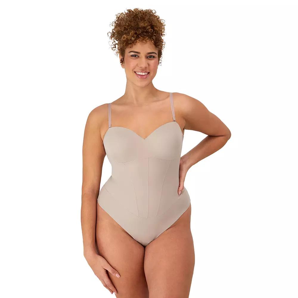 Maidenform Firm Control Shapewear Tummy Shaping Multiway Thong Bodysuit DMS131, Women's,  Product Image
