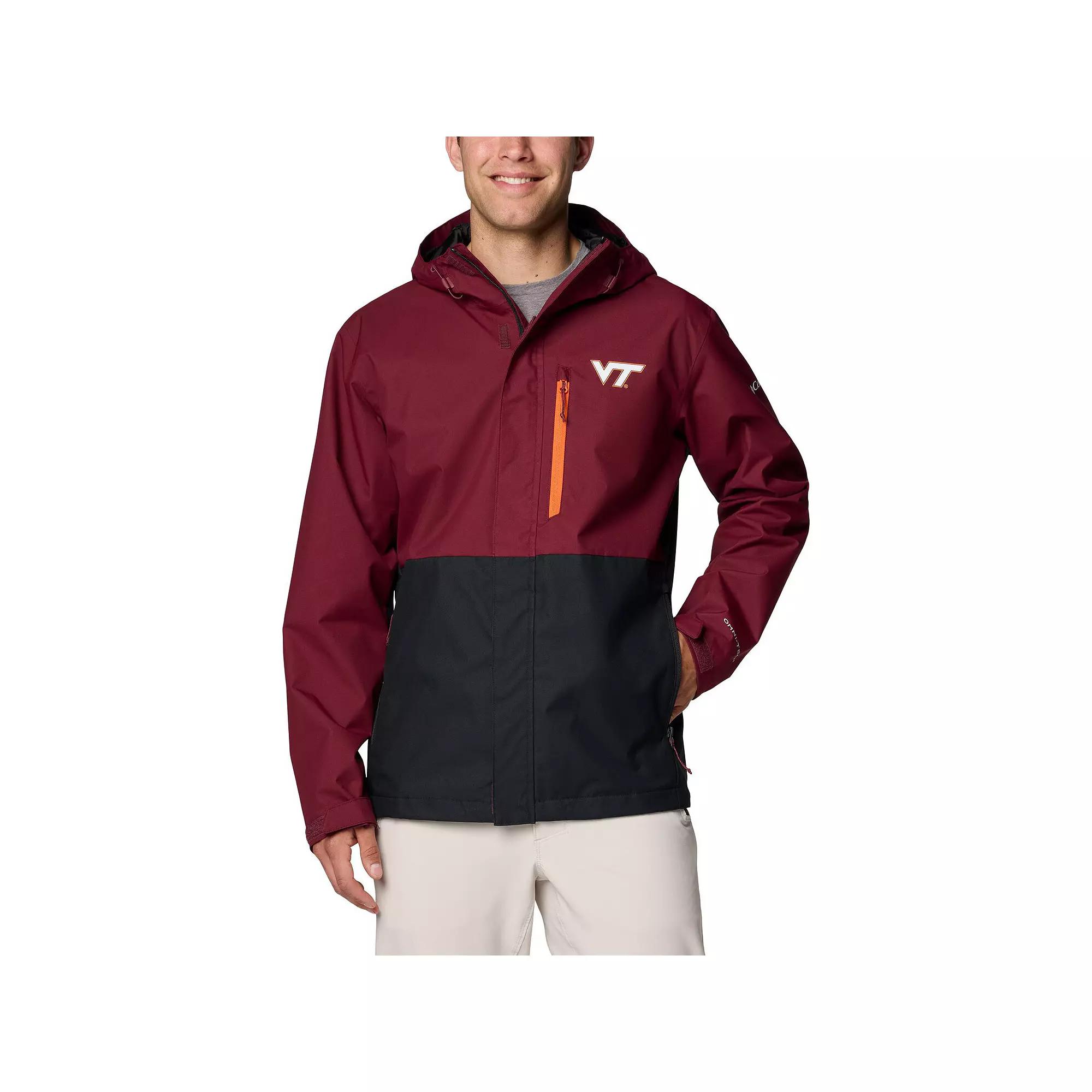 Men's Columbia Maroon Virginia Tech Hokies Field Bound Omni-Tech™ Full-Zip Jacket,  Product Image