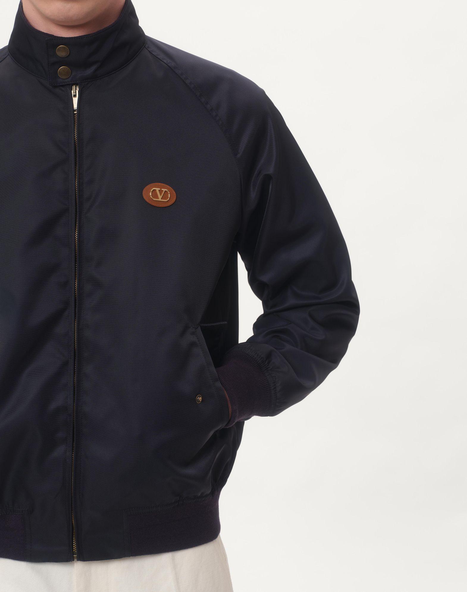 Nylon Blouson With Vlogo Patch Product Image