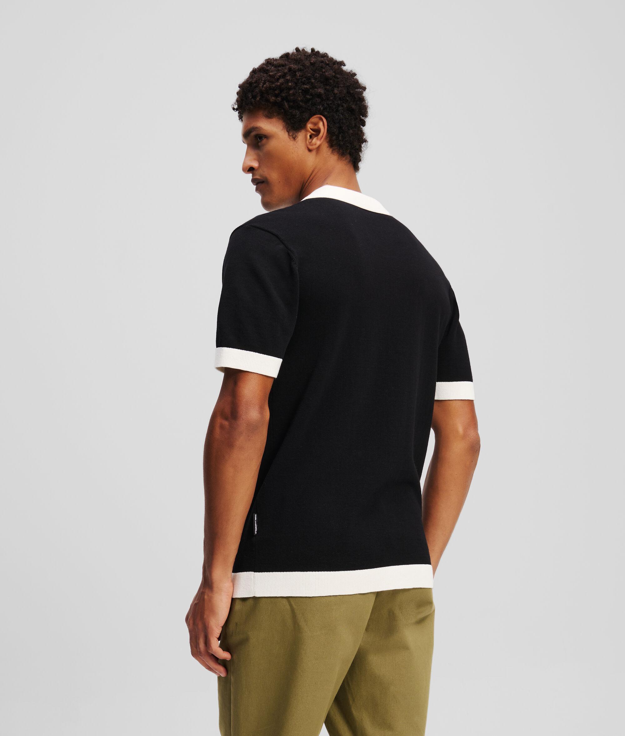 MONOGRAM KNITTED POLO SHIRT Product Image