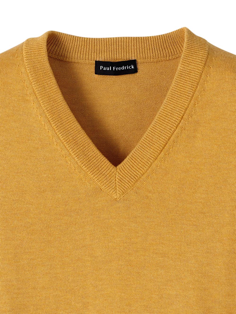 Supima Cotton Vest - Mustard Product Image