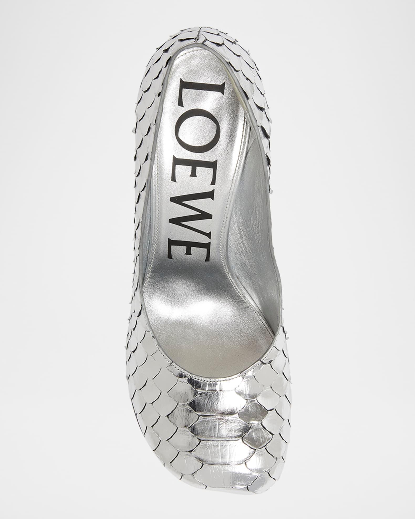 Toy Metallic Python Pumps Product Image