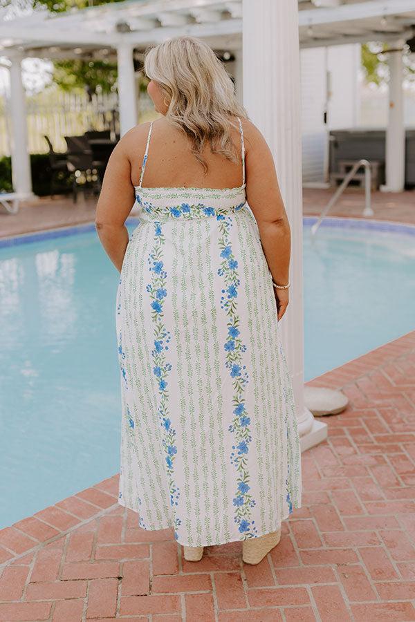Villa Charm Floral Maxi Dress Curves Product Image