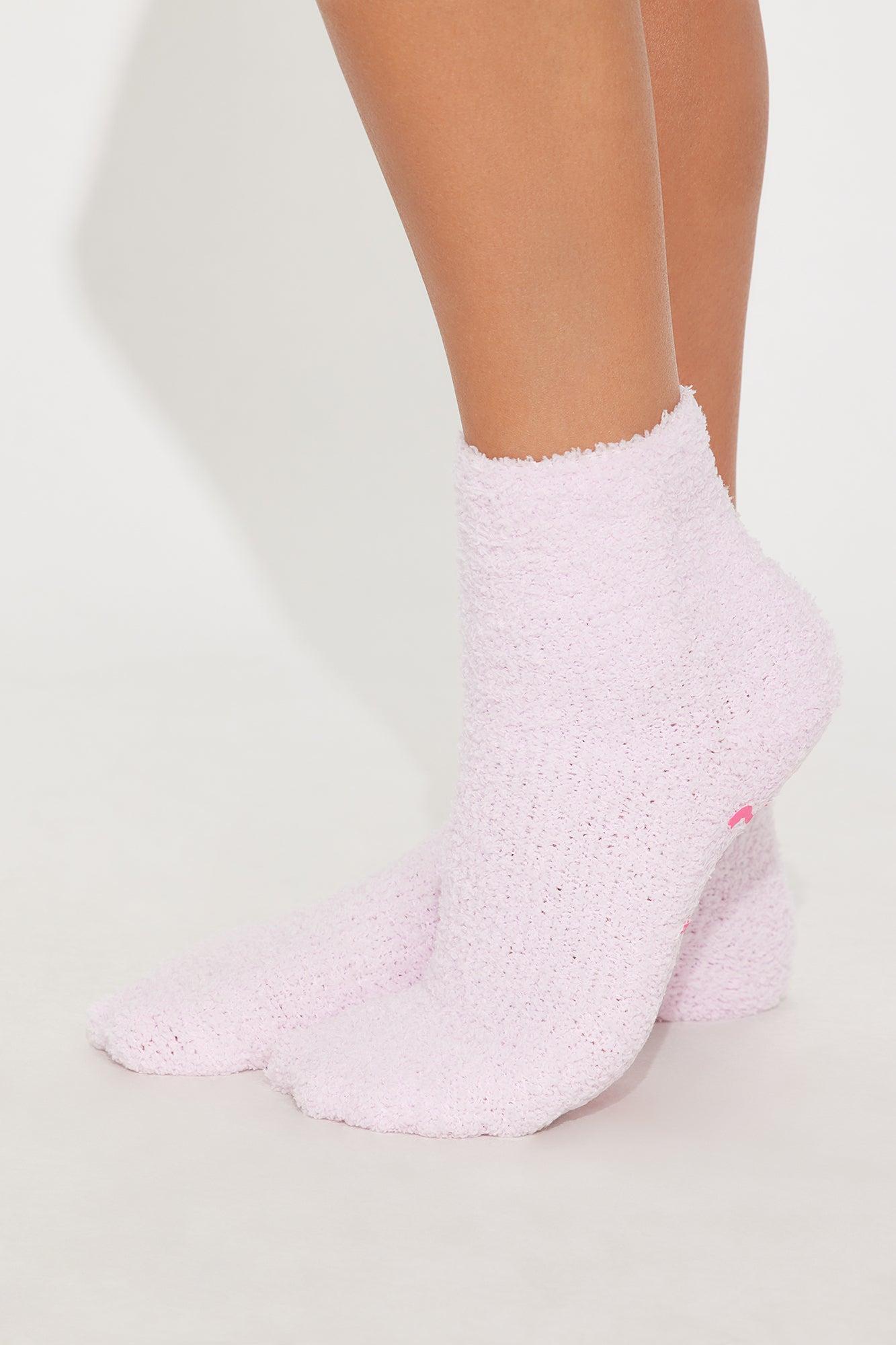 Pilate Princess 2 Pack Cozy Socks - Pink/combo Female Product Image