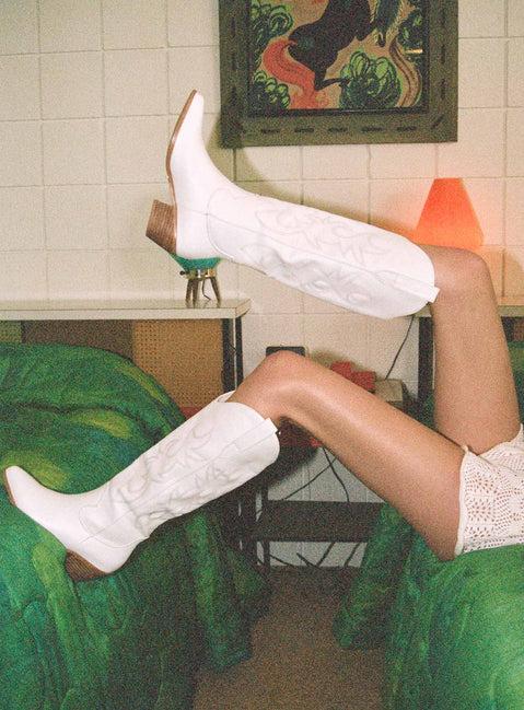 Billini Urson Boots White Product Image