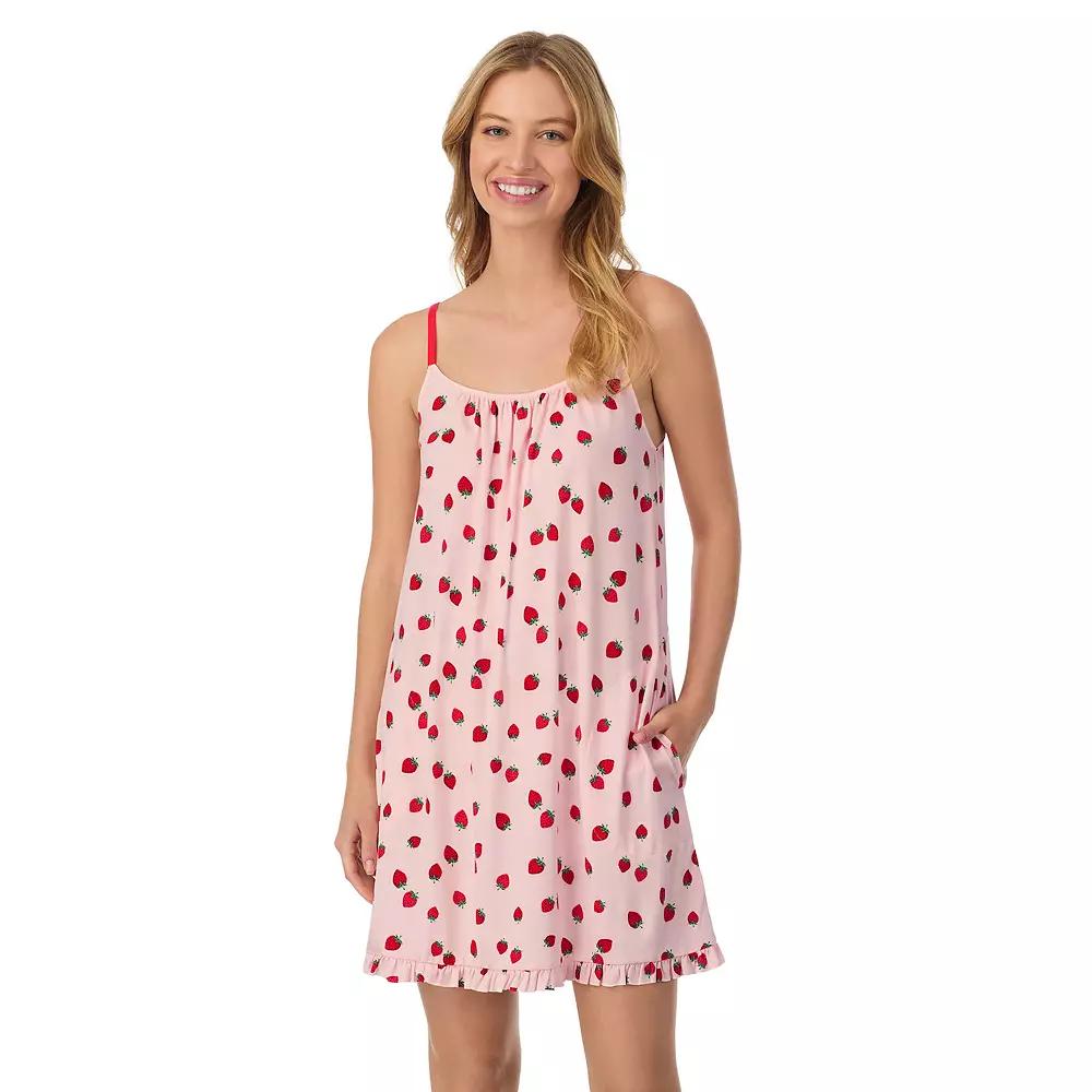 Women's Beauty Sleep Social Shirred Chemise,  Product Image
