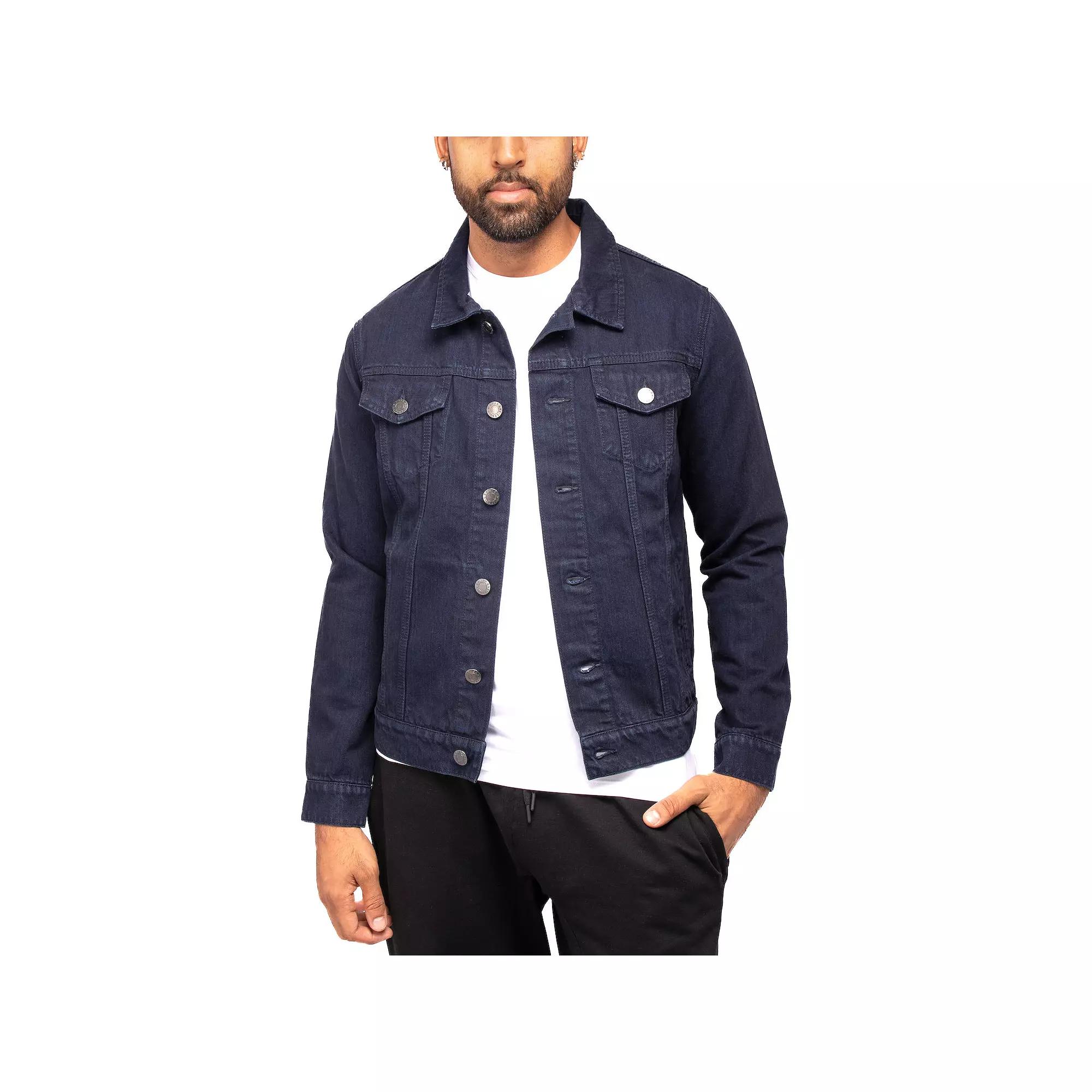 Men's Xray Washed Denim Jacket,  Product Image