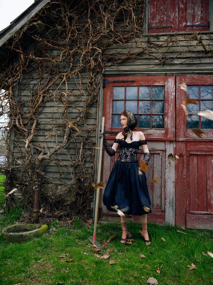 Waverley Midi Skirt — Black Product Image