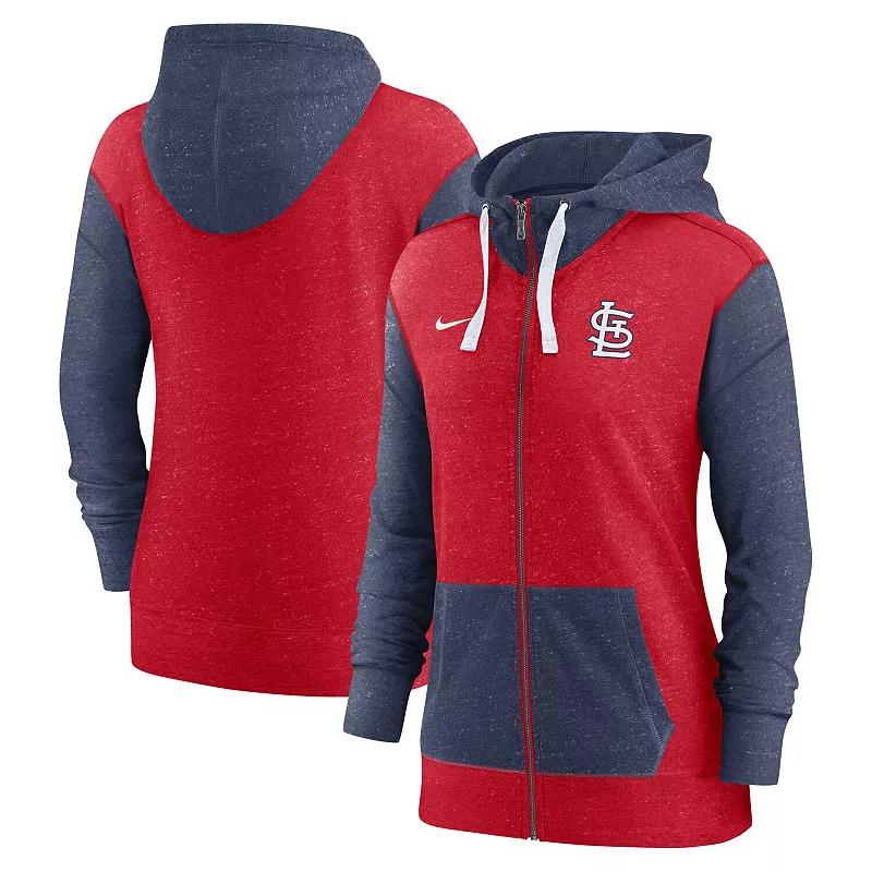 Women's Nike Red St. Louis Cardinals Full-Zip Hoodie, Size: XS Product Image