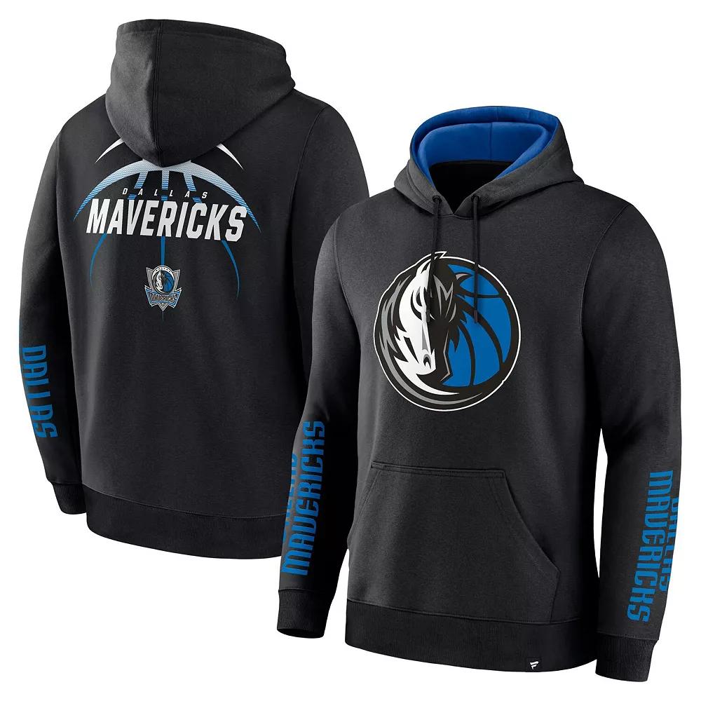 Men's Fanatics Black Dallas Mavericks Legacy Guard Pullover Hoodie,  Product Image
