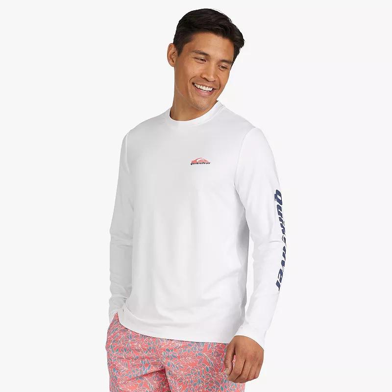 Men's Quiksilver UPF 50 Long Sleeve Surf Tee, Size: Medium, White Product Image