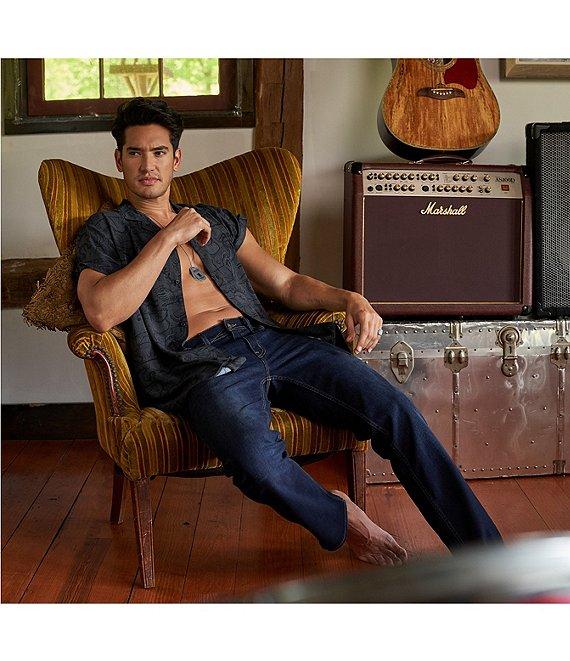 Devil-Dog Dungarees Lincoln Wash Performance Slim-Straight Fit Denim Jeans Product Image