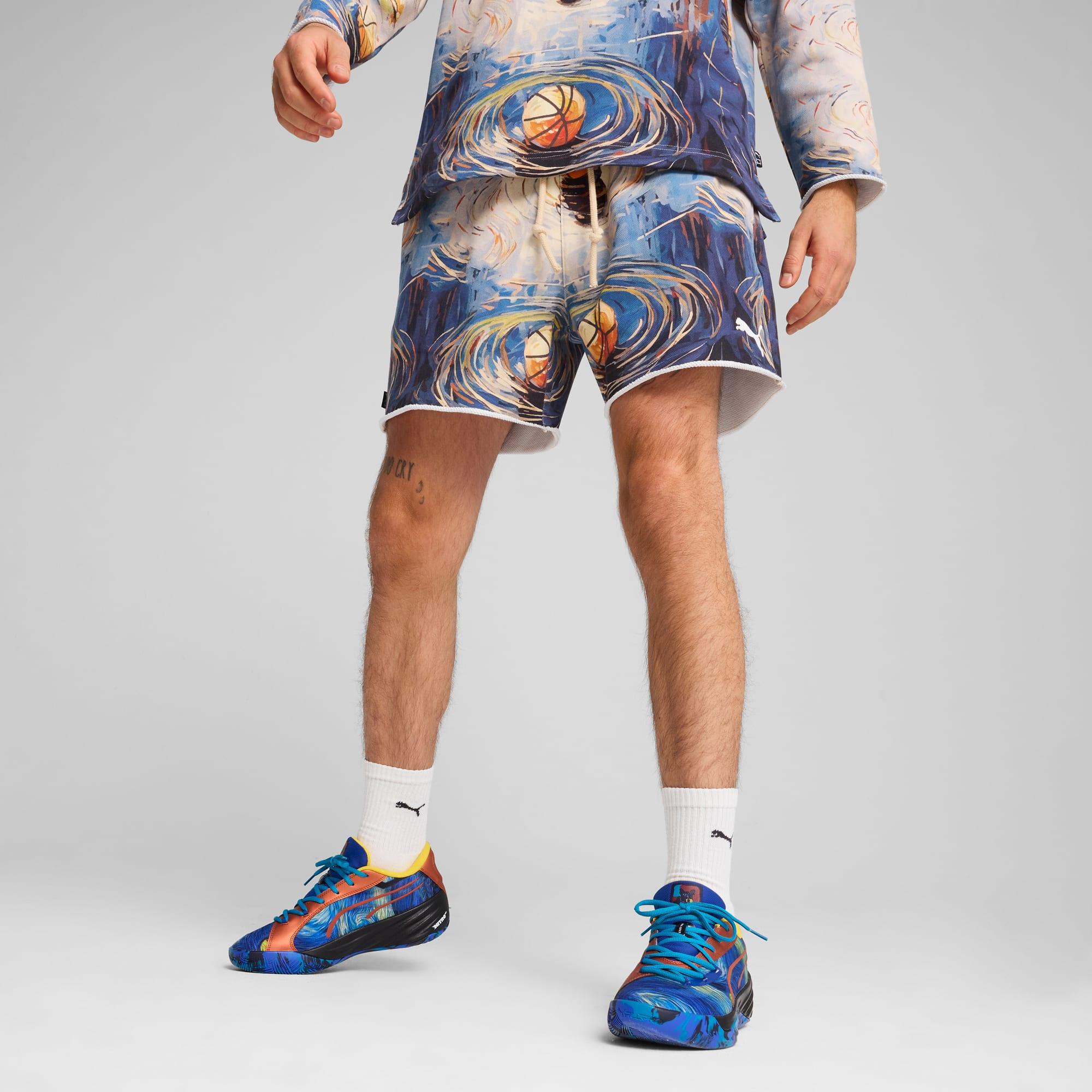 Dylan Exhibit Men's Terry Basketball Shorts Product Image
