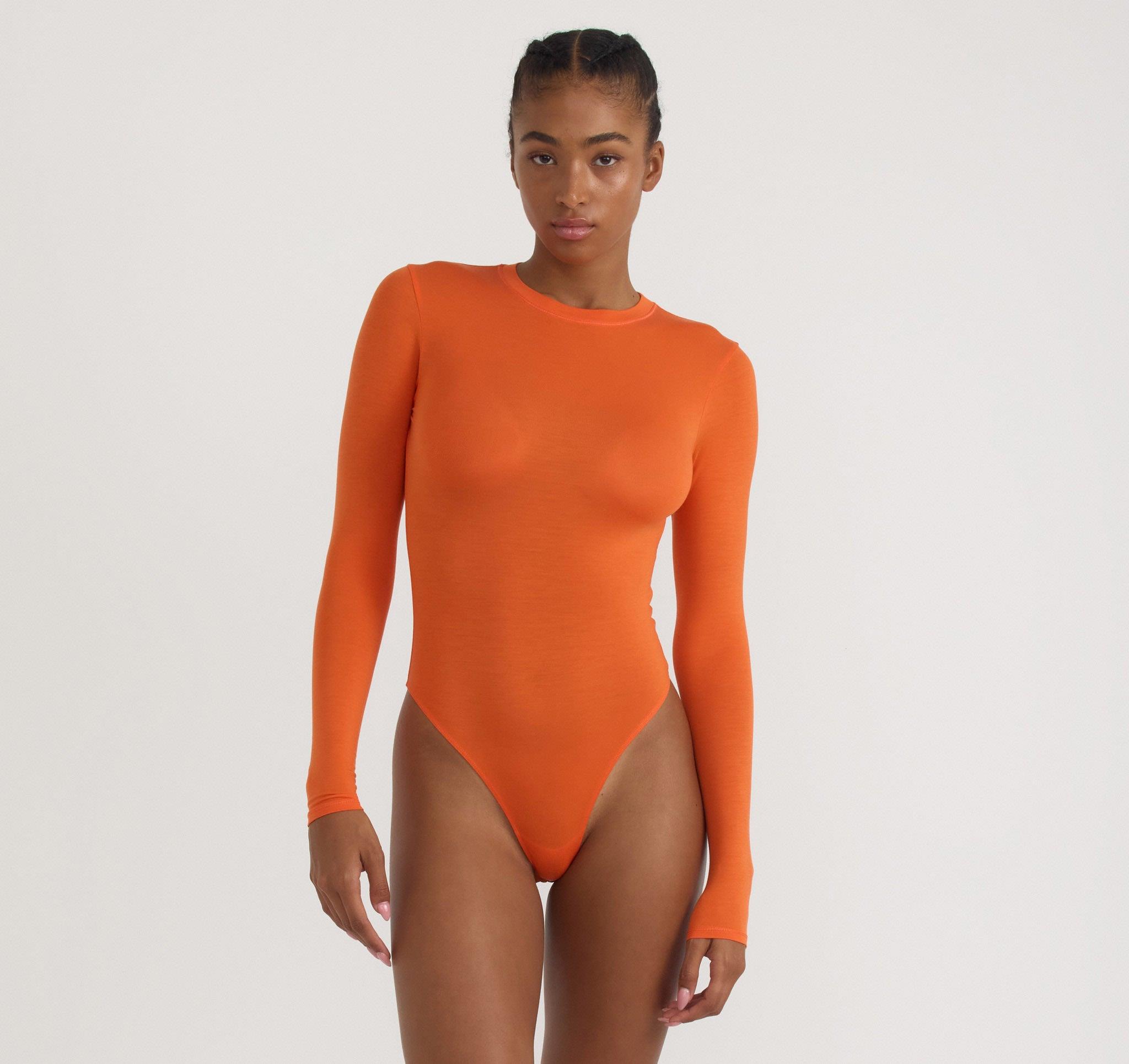 Soft Touch Veil Open Back Bodysuit Product Image
