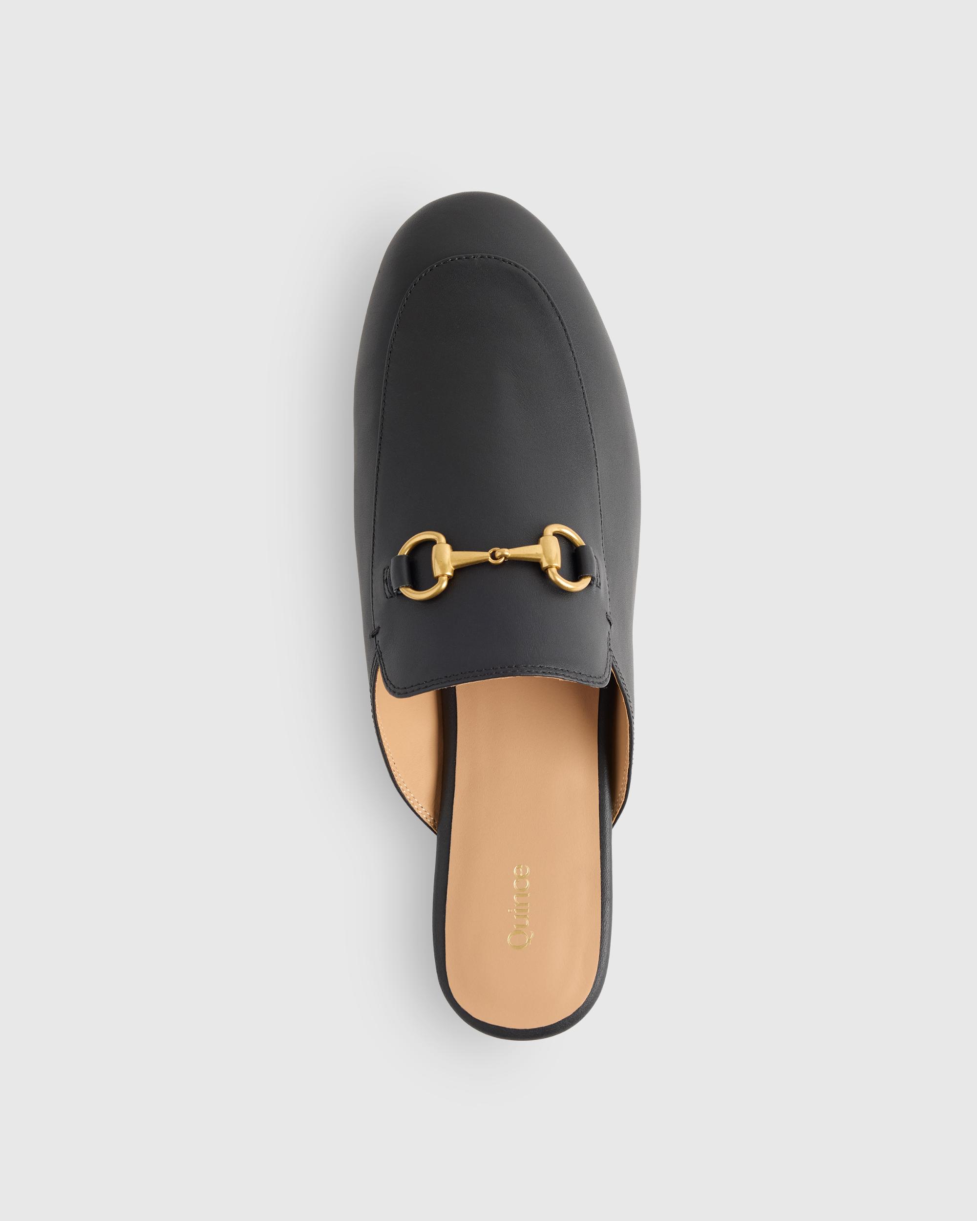 Quince | Women's Italian Leather Horsebit Loafer Mule Product Image