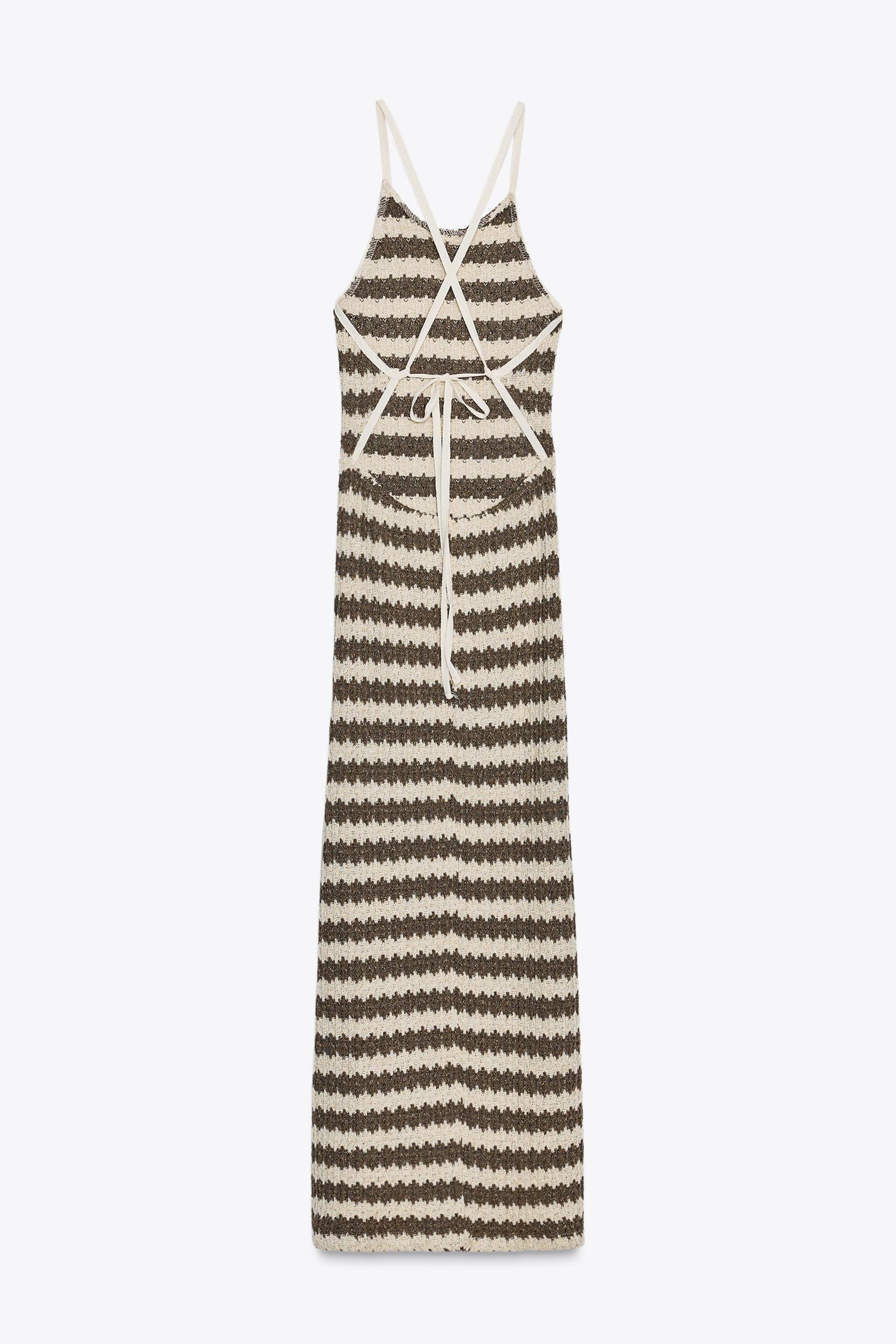 STRIPED RUSTIC DRESS Product Image