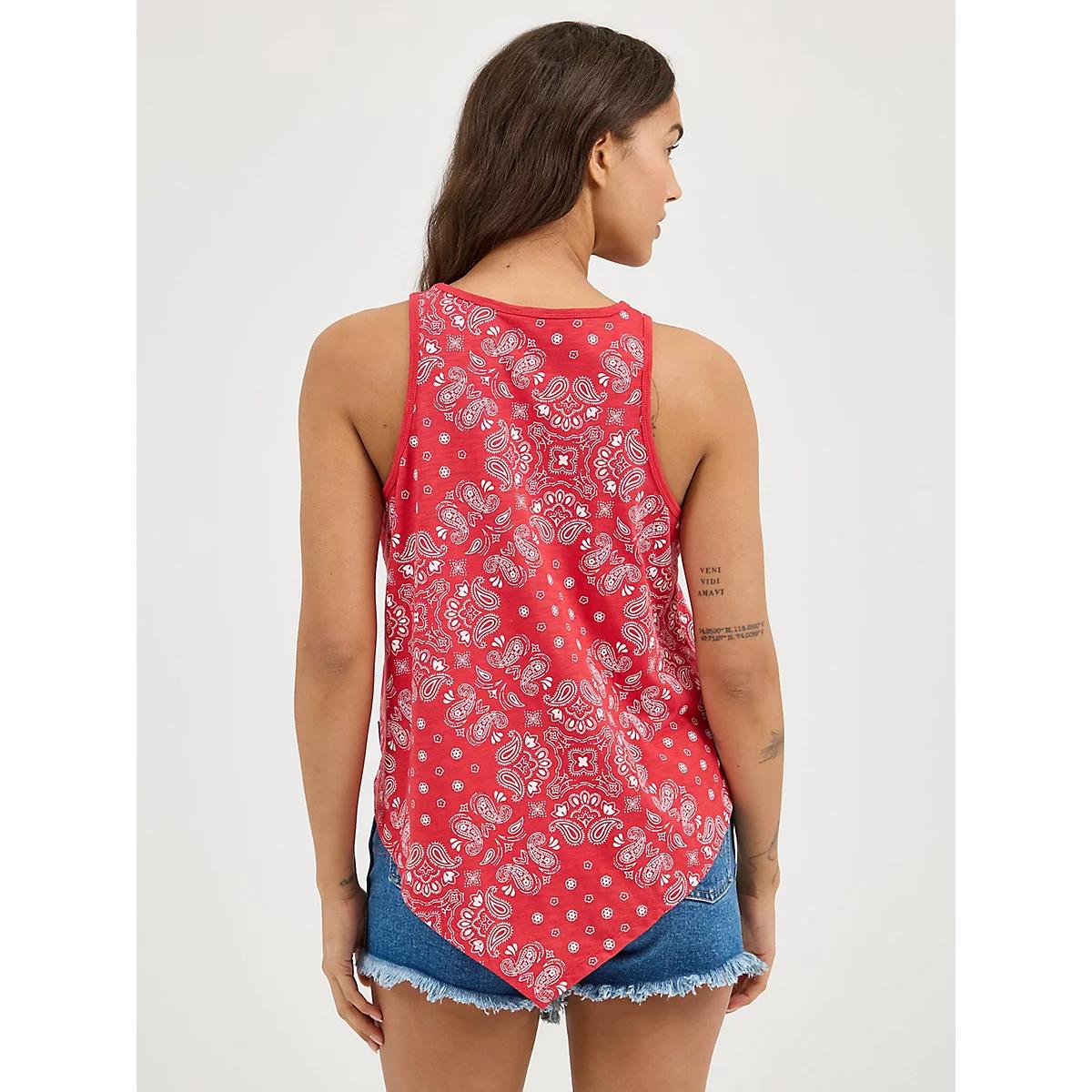 Women's Wrangler Allover Bandana Print Tank Product Image