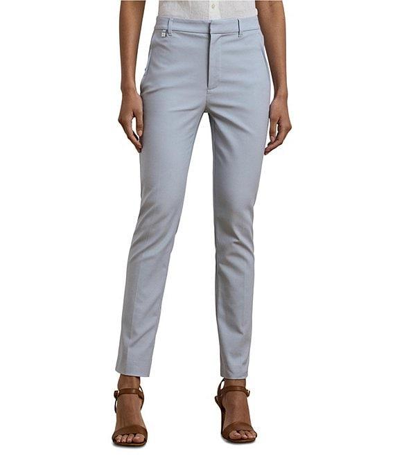 Lauren Ralph Lauren Double-Face Stretch Crop Pants Product Image