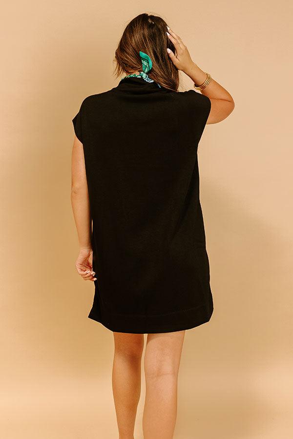 City Sleek Mini Dress in Black Product Image