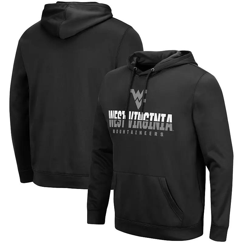 Men's Colosseum Black Temple Owls Blackout 3.0 Pullover Hoodie,  Product Image