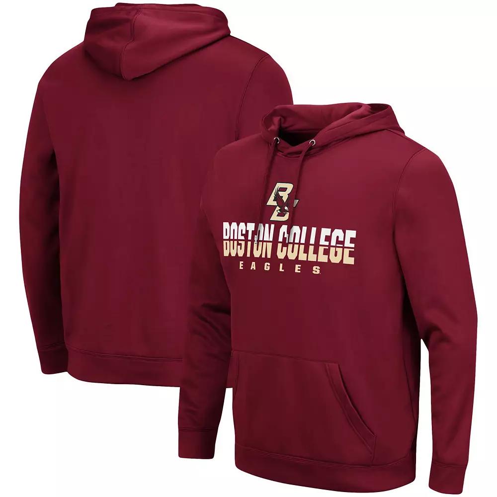 Men's Colosseum Maroon Cent. Michigan Chippewas Lantern Pullover Hoodie,  Product Image