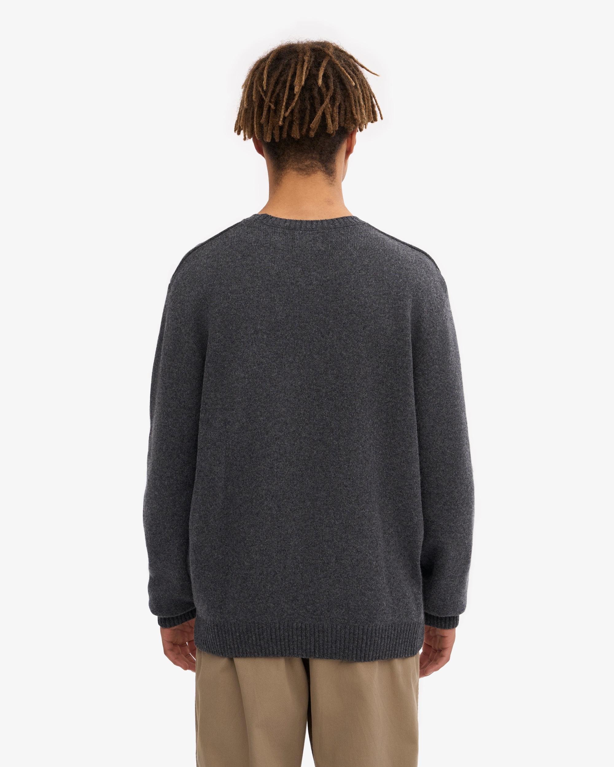 Classic Merino Wool Crew - Lava Grey Product Image