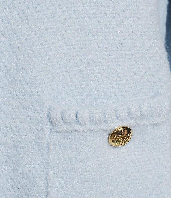 A Loves A Long Sleeve Button Cuff Crew Neck Front Pocket Cardigan Product Image