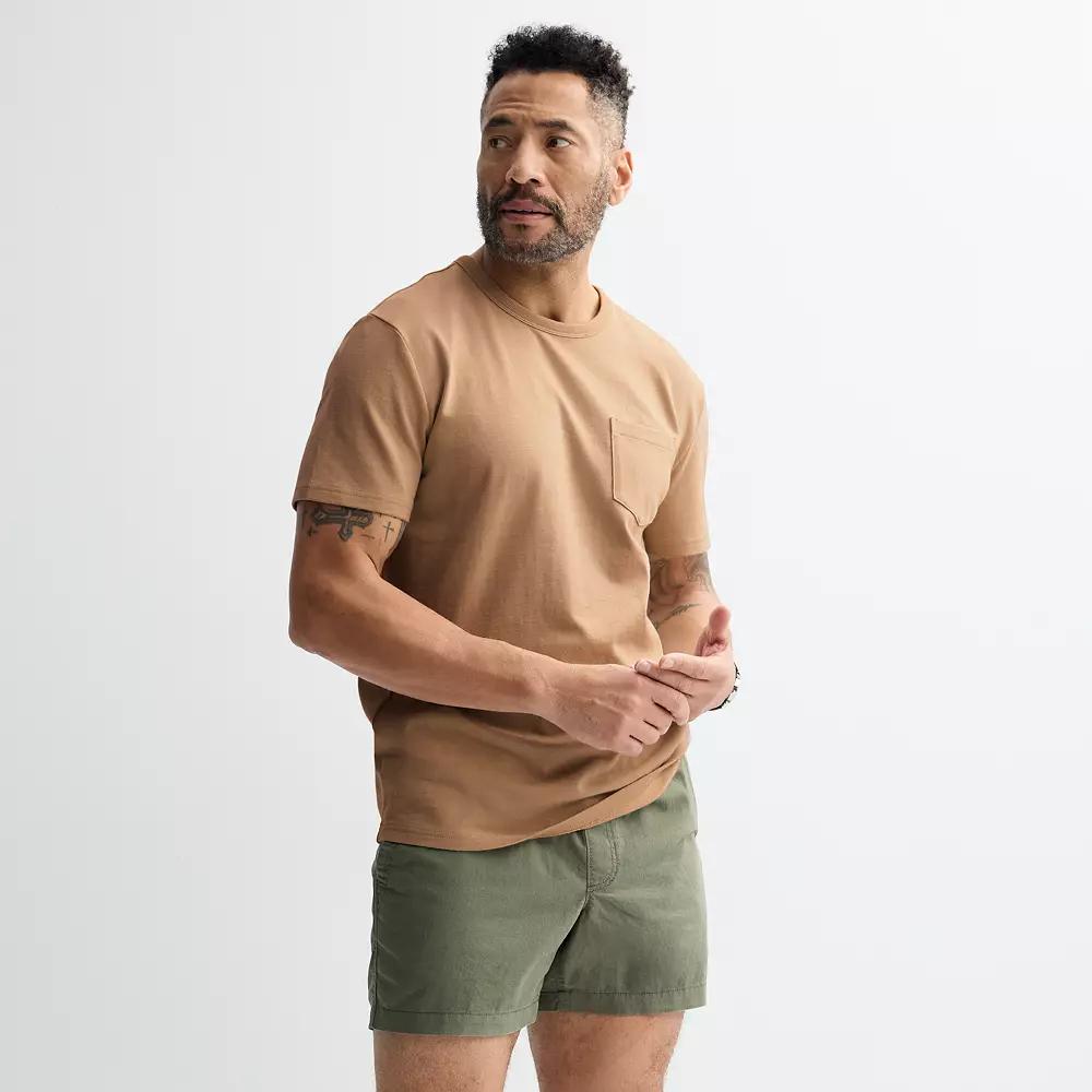 Men's Sonoma Goods For Life® Crewneck Short Sleeve Heavy Weight T-Shirt, Size: Large, Green Product Image