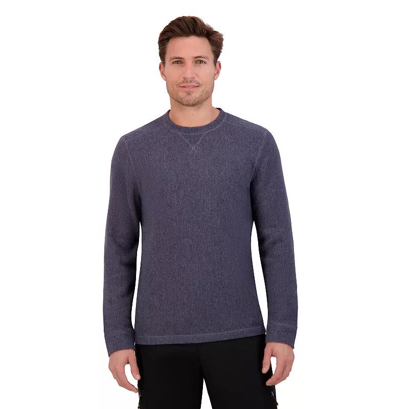 Men's ZeroXposur Brushed Crewneck Pullover Sweater, Size: Medium, Black Product Image